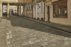 Buildings on Old Orchard St, Bath, Great Britain.