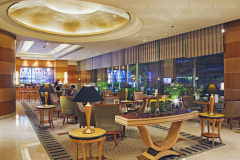 The lobby of the Pan Pacific Hotel, Malate, Manila, Luzon, Philippines.
