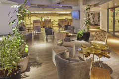 The lobby lounge, Hotel Tryp, Manila, Philippines.