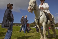 Widecombe Fair, Widecombe, Dartmoor National Park, Devon, Great Britain. 13 Sept 2011.