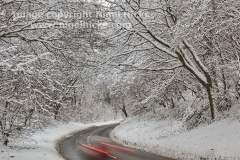 Burrington Combe in winter.