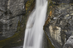 Waterfall in Rocky Valley, near Boscastle, Cornwall, Great Britain.