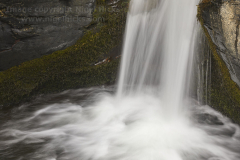 Waterfall in Rocky Valley, near Boscastle, Cornwall, Great Britain.
