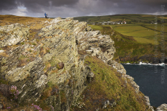 Cliffs at Willapark, Boscastle, Cornwall, Great Britain.