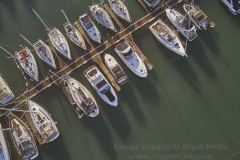 Boats in the marina at Brixham, Torbay, Devon, Great Britain.