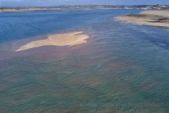 An aerial view of the Taw and Torridge estuary, near Bideford and Barnstaple, Devon, Great Britain.