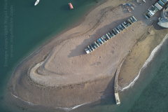 Sand bar at the mouth of the River Teign, Teignmouth, Devon, Great Britain.