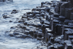 An evening view of the Giant's Causeway, nr Bushmills, County Antrim, Northern Ireland, UK.