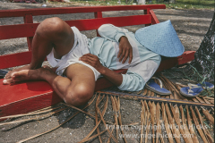 A fisherman relaxing; Camiguin Island, Mindanao, Philippines.