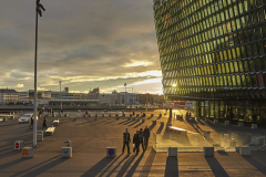 The Harpa Concert Hall, Reykjavik, Iceland.