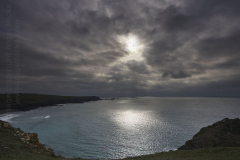A view towards Lizard Point from Kynance Cove, Cornwall, Great Britain.