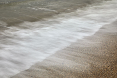 Surf on the beach at Marazion, near Penzance, Cornwall, Great Britain.