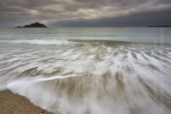 St Michael's Mount in early morning light.