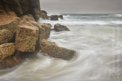 Surf at Porthgwarra Cove, near Land's End