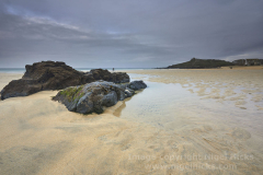 Porthmeor Beach, St Ives, Cornwall, Great Britain.